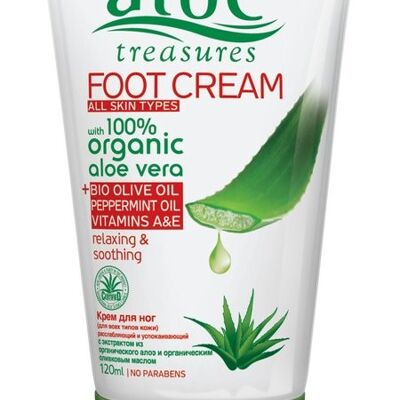 Foot Cream Olive Oil 120ml (Aloe)