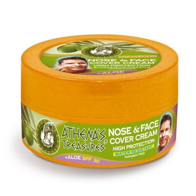 Crema para cubrir nariz y rostro Protector solar UV 75ml (Athena´s)