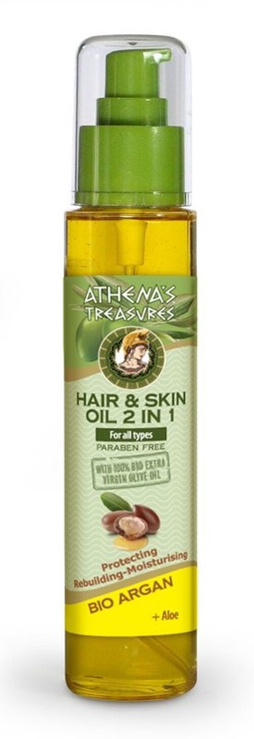 Hair & Skin Oil Spray Argan 125ml (Athena´s) - 2 in 1