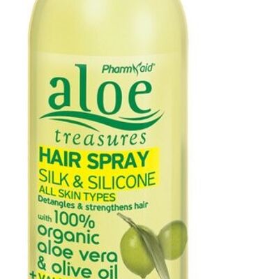 Spray per capelli Seta e Silicone 150ml (Aloe)