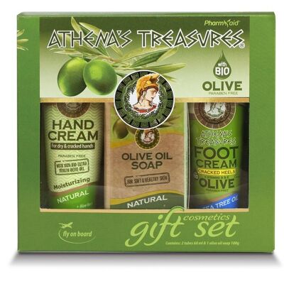 Giftset Mini 23 (H. Nat.-Foot T. Tr. 60ml & Soap 100gr) (Athena´s)