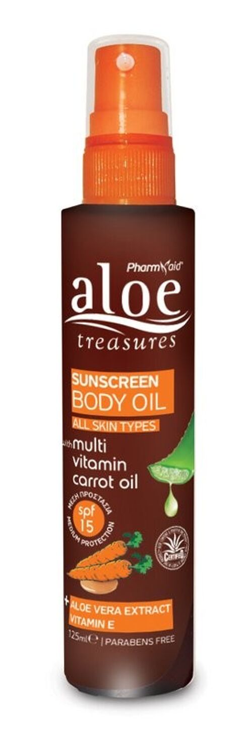 Body Oil Sunscreen UV 125ml (Aloe)