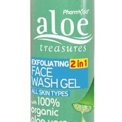Exfoliating Face Wash Gel 2 in 1 125ml (Aloe)