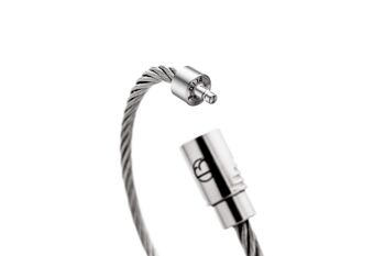 Bracelet en acier inoxydable CABLE entièrement chargé V2 3