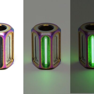 GLOW Bead - Arcobaleno PVD - Verde