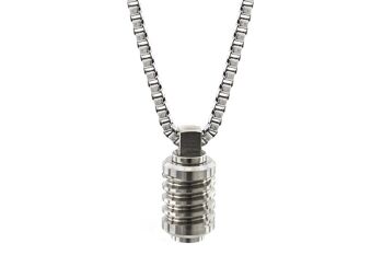 Collier Jet en Acier Inoxydable - Grand (28'') - Acier Inoxydable 1