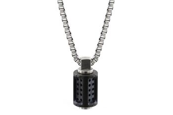 Collier Aero Acier Inoxydable - Sur Mesure - PVD Noir Poli 1