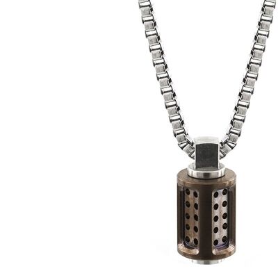 Aero Stainless Steel Necklace - Large (28'') - PVD Rose Gold