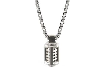 Collier Aero Acier Inoxydable - Sur Mesure - PVD Noir Mat 2