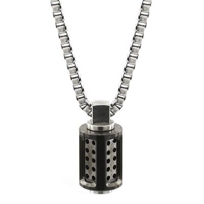 Collier Aero Acier Inoxydable - Très Petit (16'') - PVD Graphite