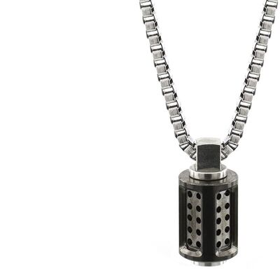 Aero Stainless Steel Necklace - Extra Large (36'') - PVD Graphite