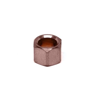 Stainless Steel Hex Bead - Rose Gold Hex Bead