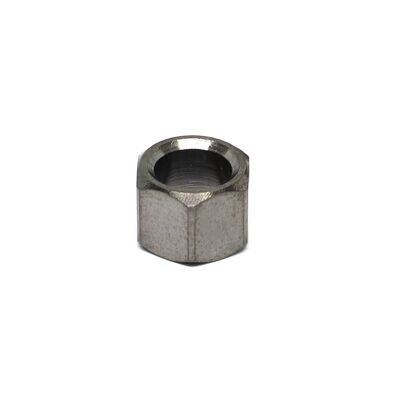 Stainless Steel Hex Bead - Graphite Hex Bead