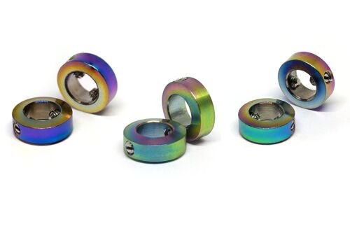 Stainless Steel Romer Stoppers - Rainbow PVD Romer Stoppers
