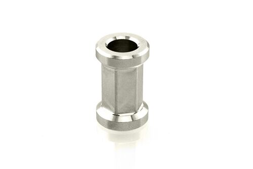 Stainless Steel Bobbin Bead - Stainless Steel Bobbin Bead