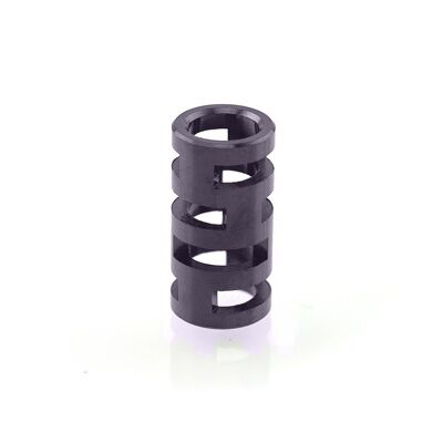 Stainless Steel Matrix Bead - Anthracite Matrix Bead