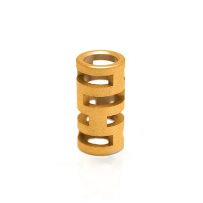 Stainless Steel Matrix Bead - Matte Gold Matrix Bead