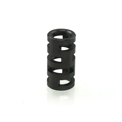 Stainless Steel Matrix Bead - Polished Black Matrix Bead