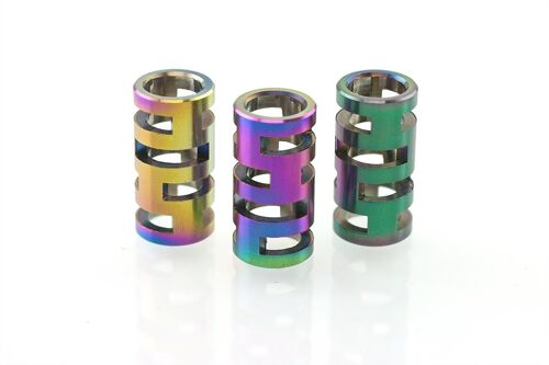 Stainless Steel Matrix Bead - Rainbow Matrix Bead