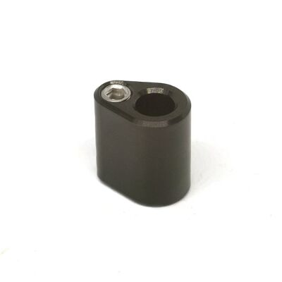 Stainless Steel Capsule Bead - Polished Black Capsule Bead - Single
