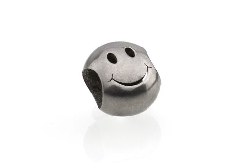 Smiley Bead Stainless Steel - Smiley Bead Stainless Steel