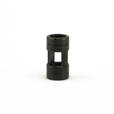Balance-Perle aus Edelstahl - Polierte schwarze Balance-Perle