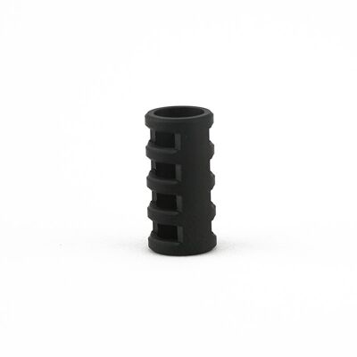 Stainless Steel Jacobs Ladder Bead - Matte Black Jacob's Ladder Bead