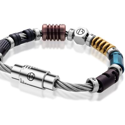 Fully Loaded PVD CABLE Stainless Steel Bracelet