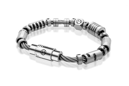 Fully Loaded CABLE Stainless Steel Bracelet