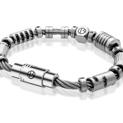 Fully Loaded CABLE Stainless Steel Bracelet