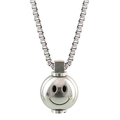 Collier Big Smiley en acier inoxydable - Sur mesure - Acier inoxydable