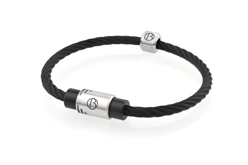 Midnight CABLE Stainless Steel Bracelet