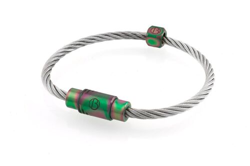 Prism Cable Stainless Steel Bracelet