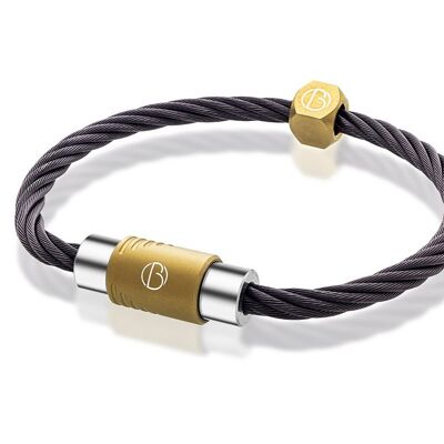 Bracelet en acier inoxydable Spark CABLE