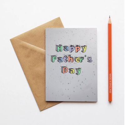 Happy Father Day Plantable Seed Card