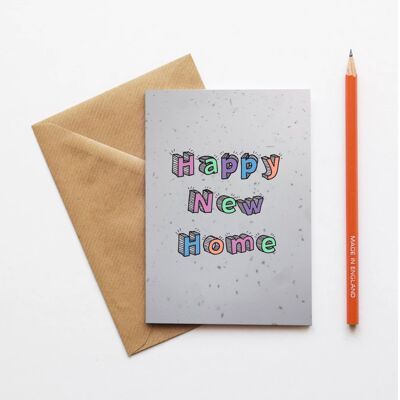 Happy New Home Plantable Seed Card
