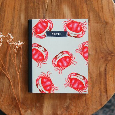 Stationery Small Notebook - The Red Crabs