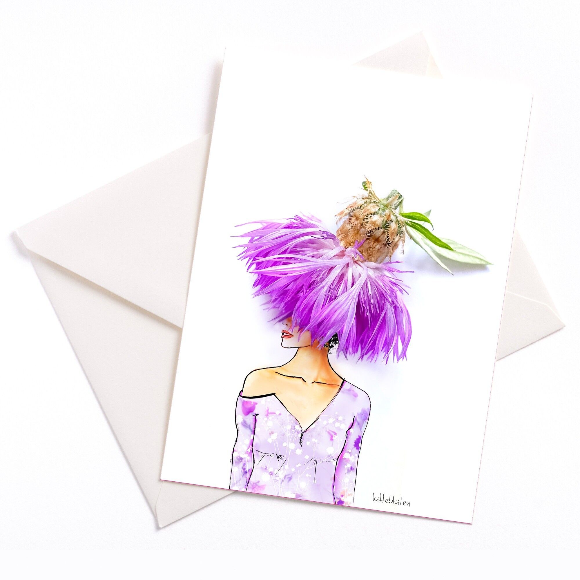 Der perfekte Schutz – Karte mit Farbkern und Umschlag | 111