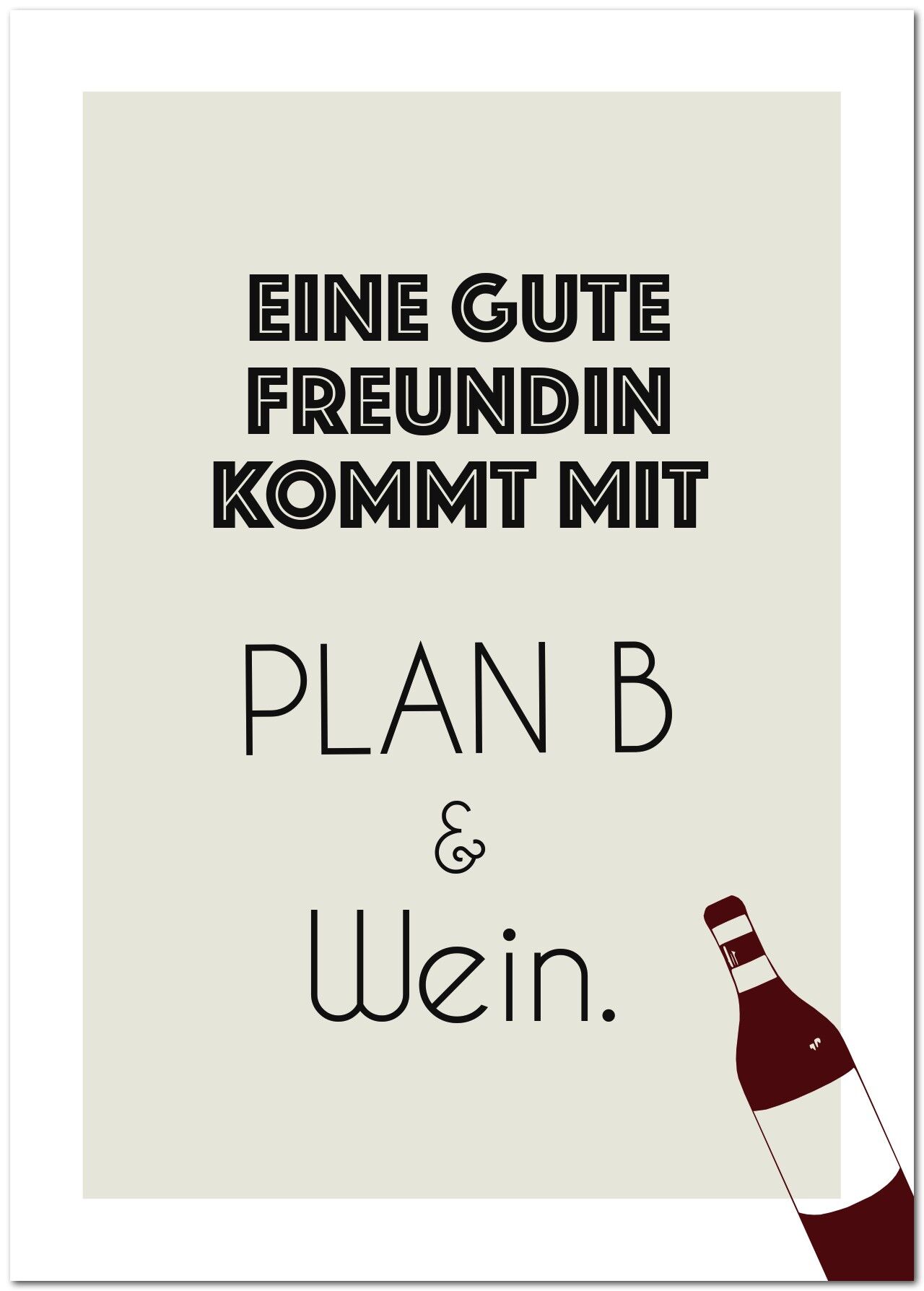 Carte postale "Plan B"