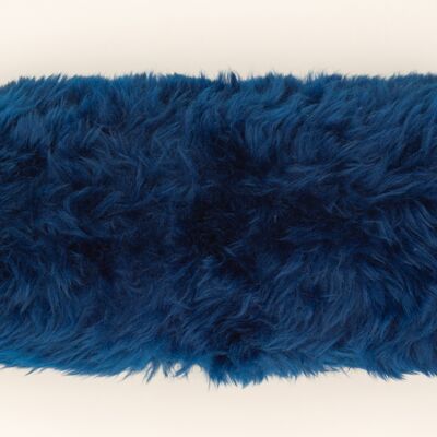 Nackenrolle Königsblau geschoren 20x50 cm