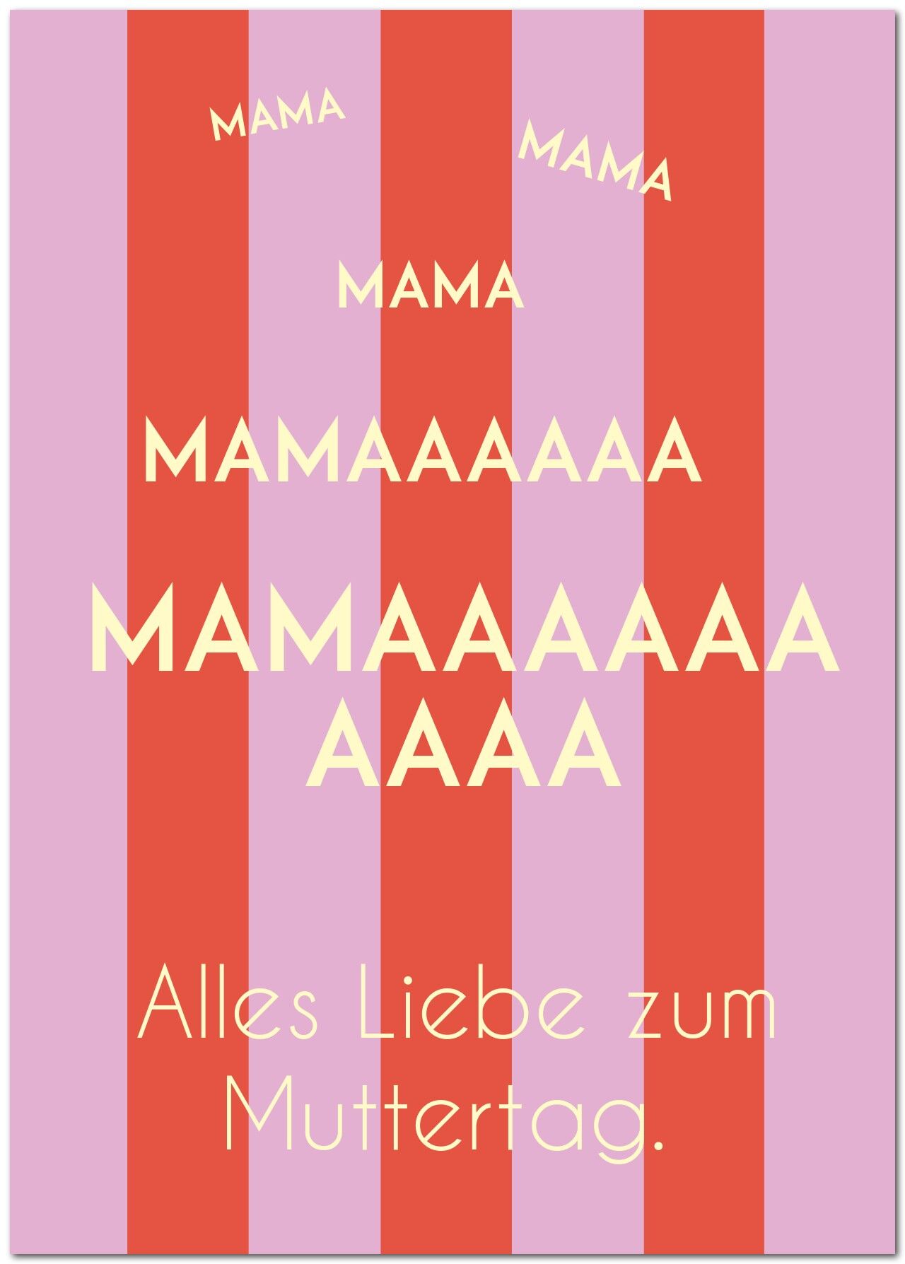 Postal "Día de la Madre"