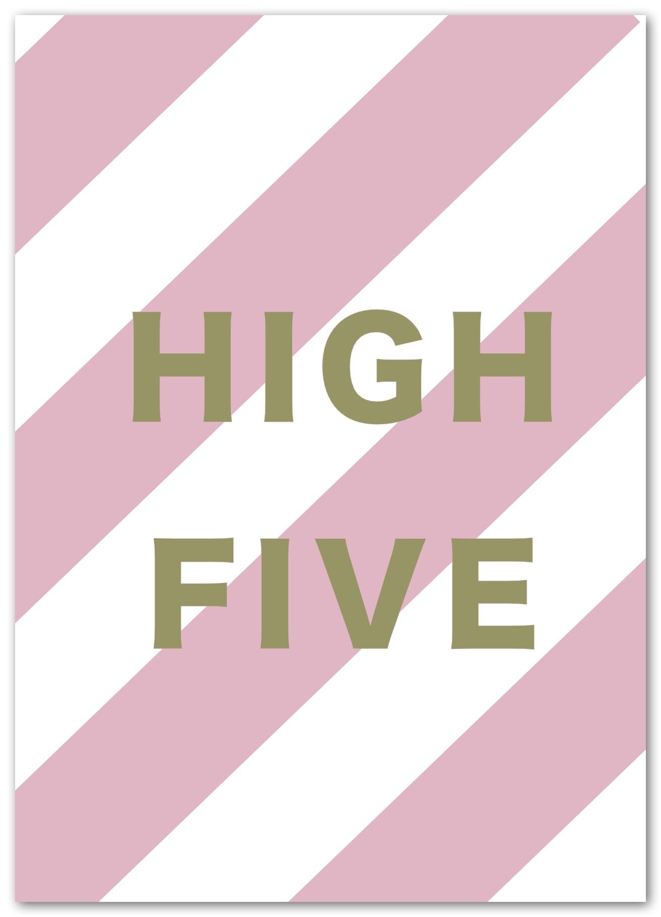 Postkarte "High Five"