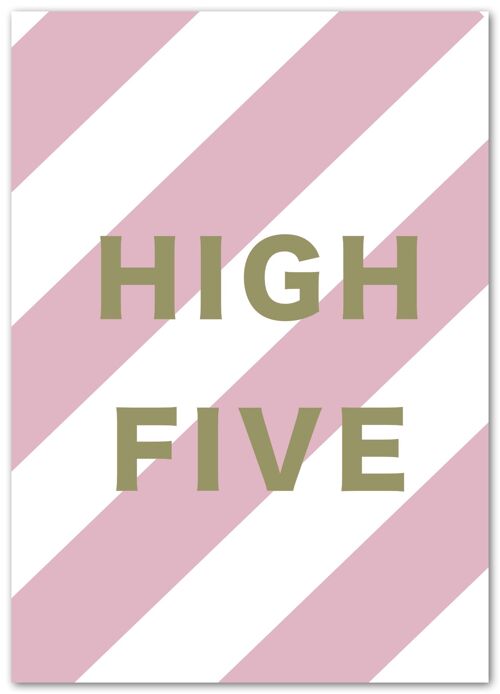 Postkarte "High Five"
