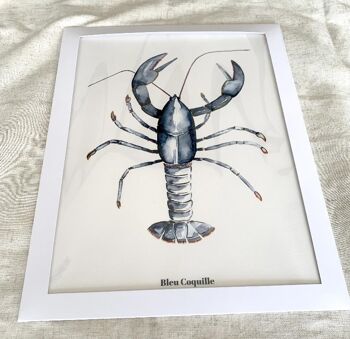 Papeterie Affiche Déco 21 x 29.7 cm - Crabe Rouge 5