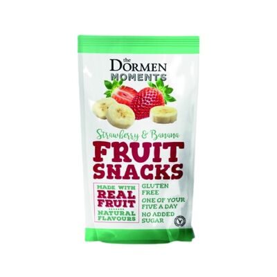 Dormen Moments Fruchtsnacks; Erdbeere Banane