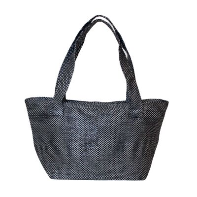 Pisa Design Handbag no3 blacksilver