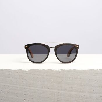 Dzukou Fission - Lunettes de soleil en bois pour hommes et femmes 2