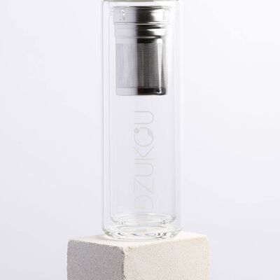 Dzukou Bishop Falls - Glass Tea Bottle With Bamboo Cap 450ml