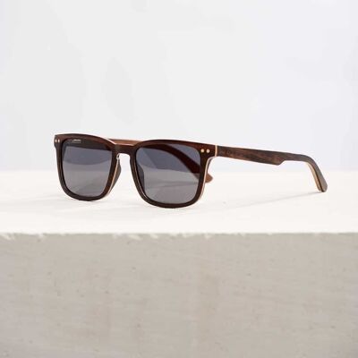 Dzukou Rage - Wooden Polarized Sunglasses Women - Cork Case