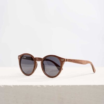 Dernier Cri - Wooden Sunglasses for Women with Cork Case